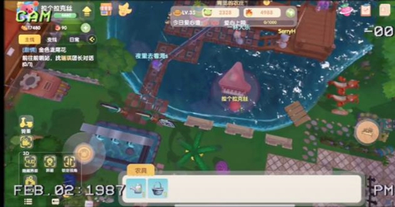 摩尔庄园手游水上建筑怎么建 水上建筑布置教程